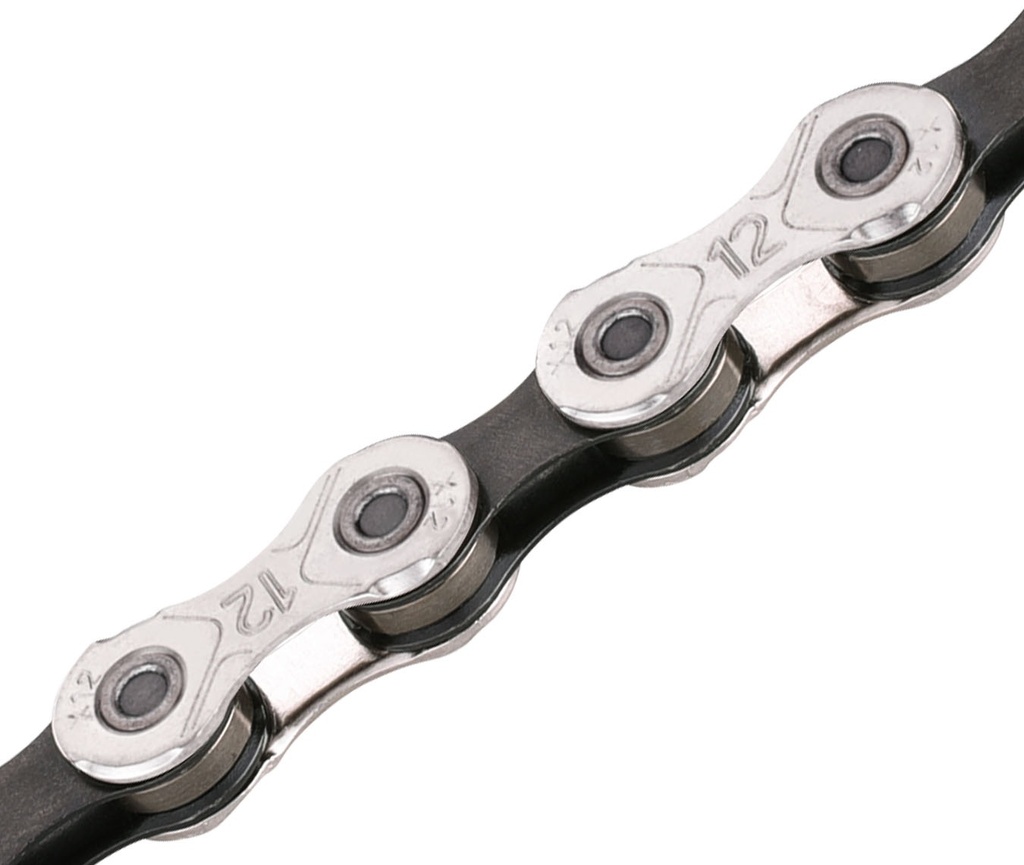 Lánc KMC X12 SE 12 seb. 1/2x11/128 126L ezüst/fekete SRAM EAGLE