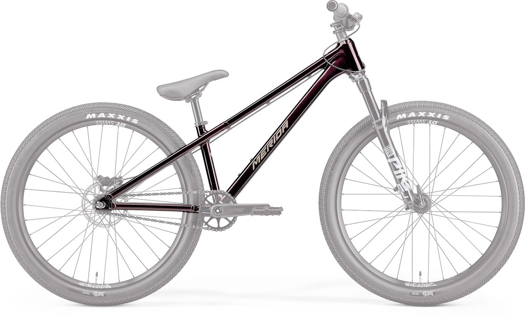 VÁZ MERIDA DIRT 700 L METÁLFEKETE (FÜSTÖS EZÜST)