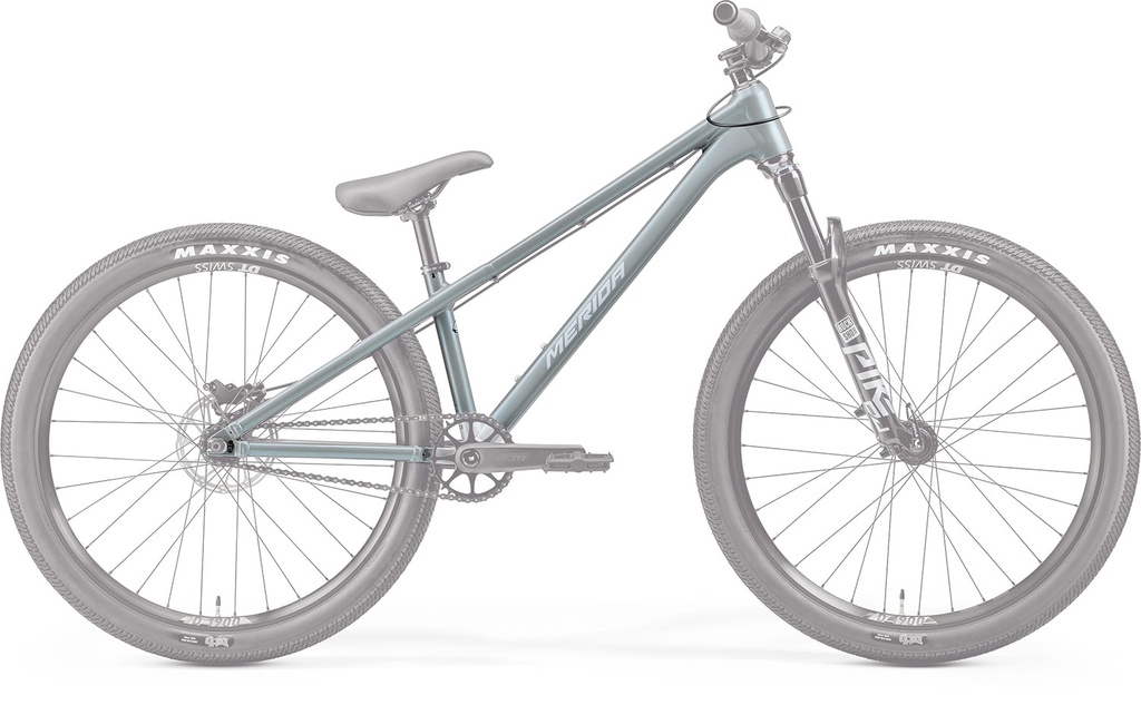 VÁZ MERIDA DIRT 700 SELYEM ÁTLÁTSZÓ KÉK (EZÜST)