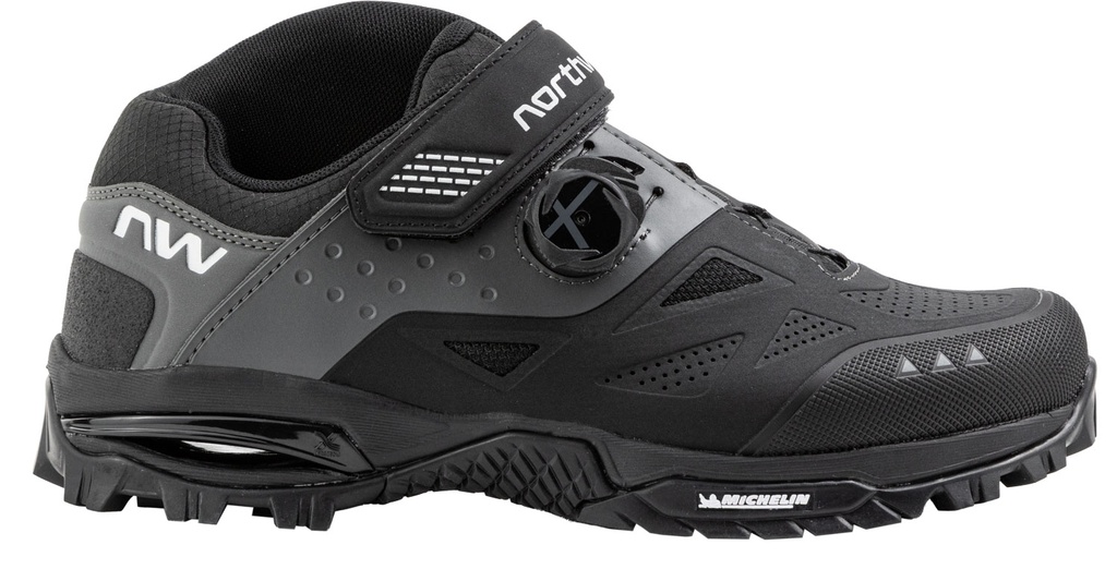 Cipő NORTHWAVE ALL TER. ENDURO MID 2 45 FEKETE/SZÜRKE