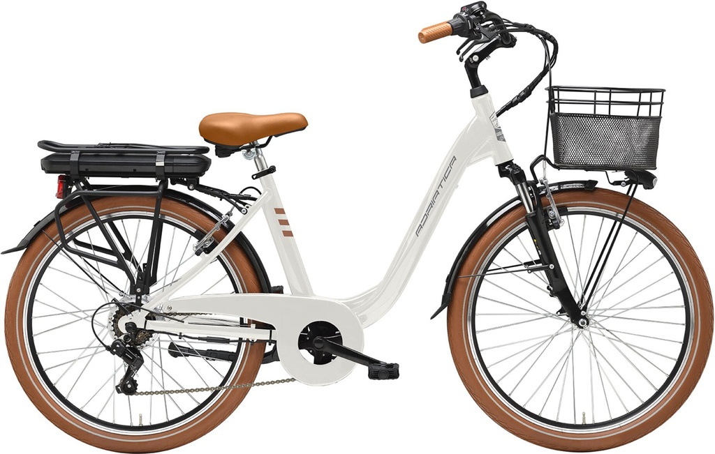 ADRIATICA E2 26" e-bike női fehér