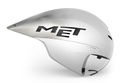 MET Drone Wide Body II időfutam kerékpáros sisak [metál fehér, 58-61 cm (L)]