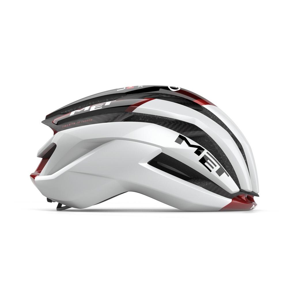 MET Trenta 3K Carbon Mips® UAE Team Emirates–XRG 2026 kerékpáros sisak [piros-fehér, 52-56 cm (S)]