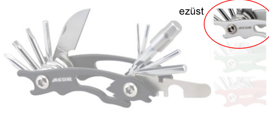Acor ATL-2901 zsebszerszám [ezüst]