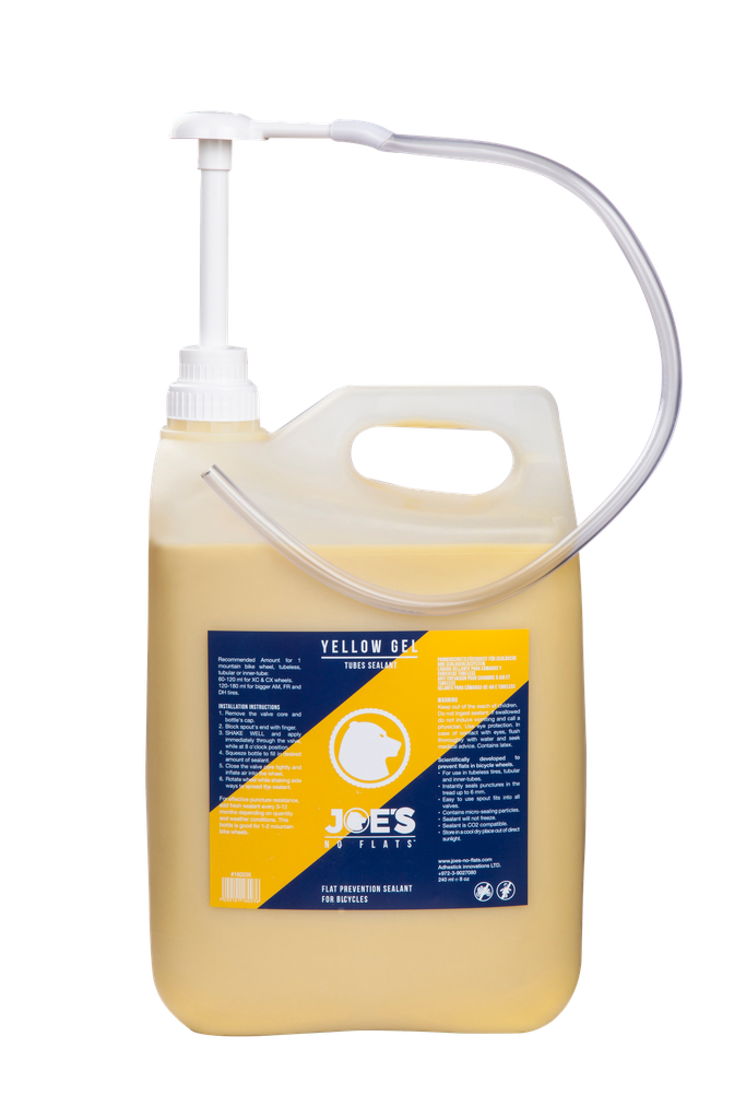 Joe's No-Flats Yellow Gel Tube Sealant Defektgátló folyadék (szerviz használatra) [5 L]