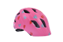 Safety Labs Fiona Light gyermek kerékpáros sisak [rózsaszín szivecskés, 48-53 cm (S)]