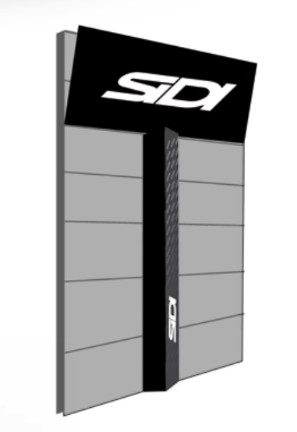 SIDI Wall Pro Banner márka logó faliállványra