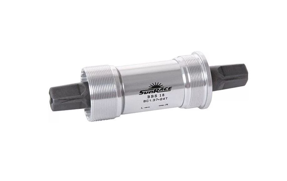 Sunrace BBS18 JIS négyszög monoblokk csavar nélkül [122 mm, Angol 68 mm x 1.37"]