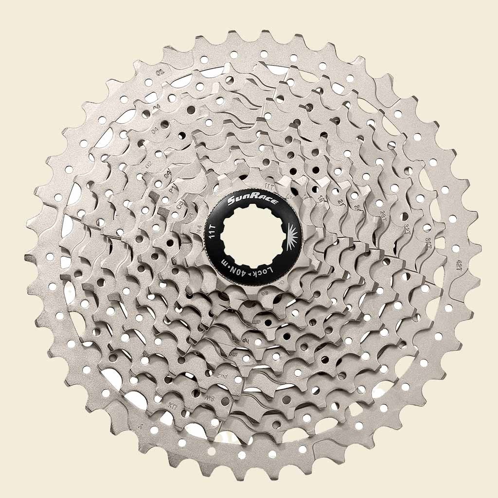 Sunrace CSRX8 11 sebességes fogaskeréksor [ezüst, 11-42]