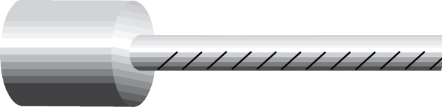 Sunrace slick galvanizált váltóbowden