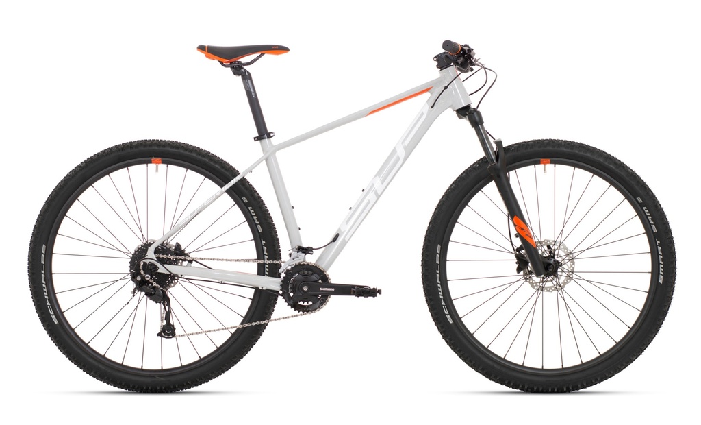 Superior XC 859 XC kerékpár [22" (XL), fényes szürke/narancs]