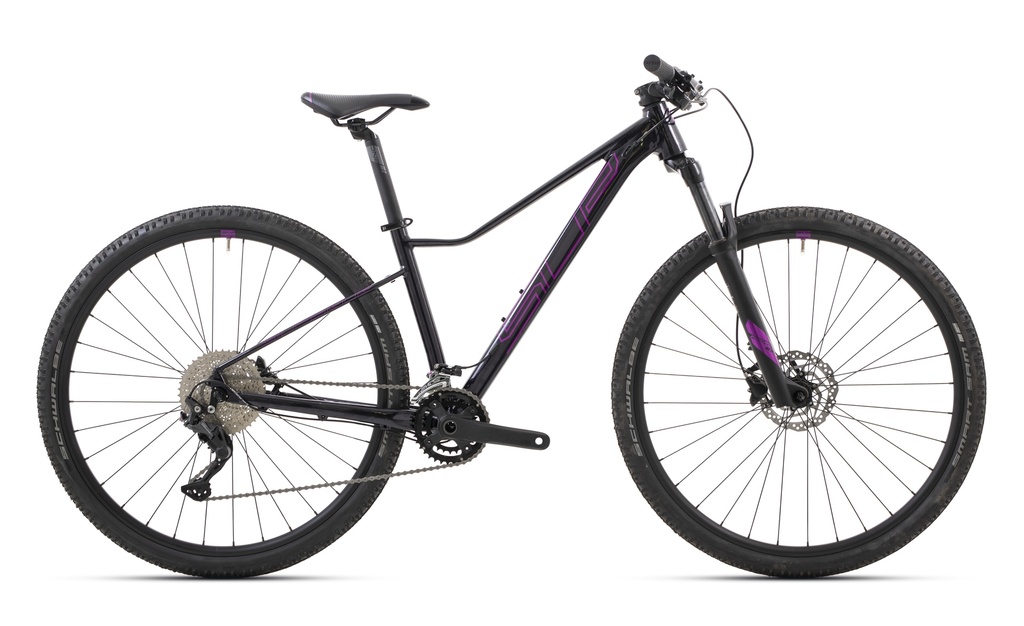 Superior XC 879 W női XC kerékpár [20" (L), fényes fekete-szivárvány/lila]