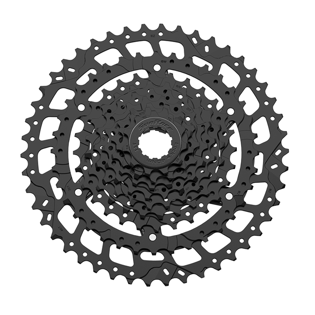 Sunrace CSU980 9 sebességes fogaskeréksor Shimano CUES rendszerhez [fekete, 11-46]