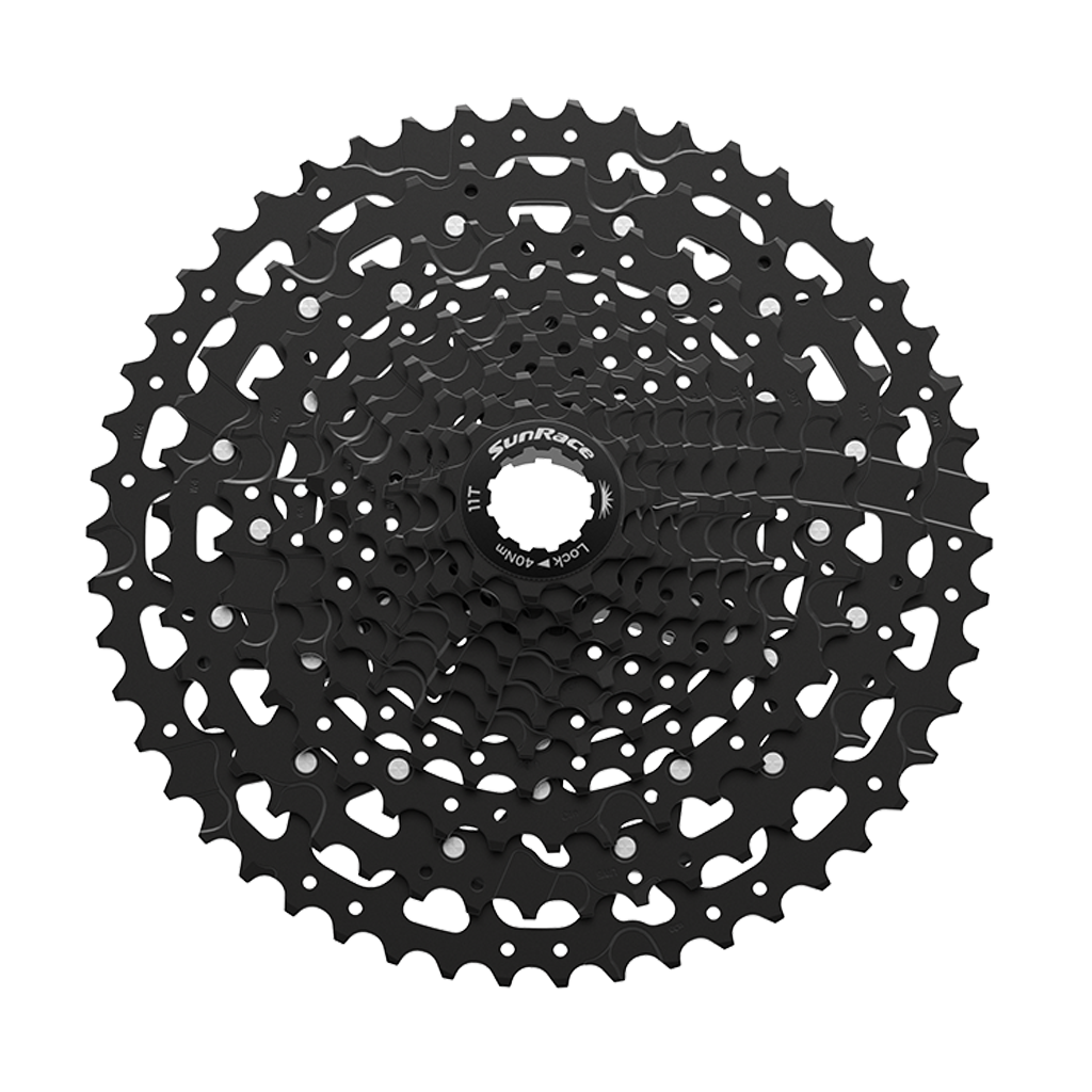 Sunrace CSUX700 11 sebességes fogaskeréksor Shimano CUES rendszerhez [fekete, 11-50]