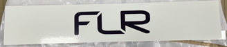 FLR Logo 16.5 x 90 matrica [16.5x90 cm]