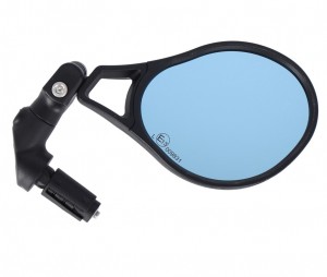 Visszapillantó tükör pedelec, kormányvégbe, 14,8-23mm, jobb, törésbiztos acél Blue HD MR-K29