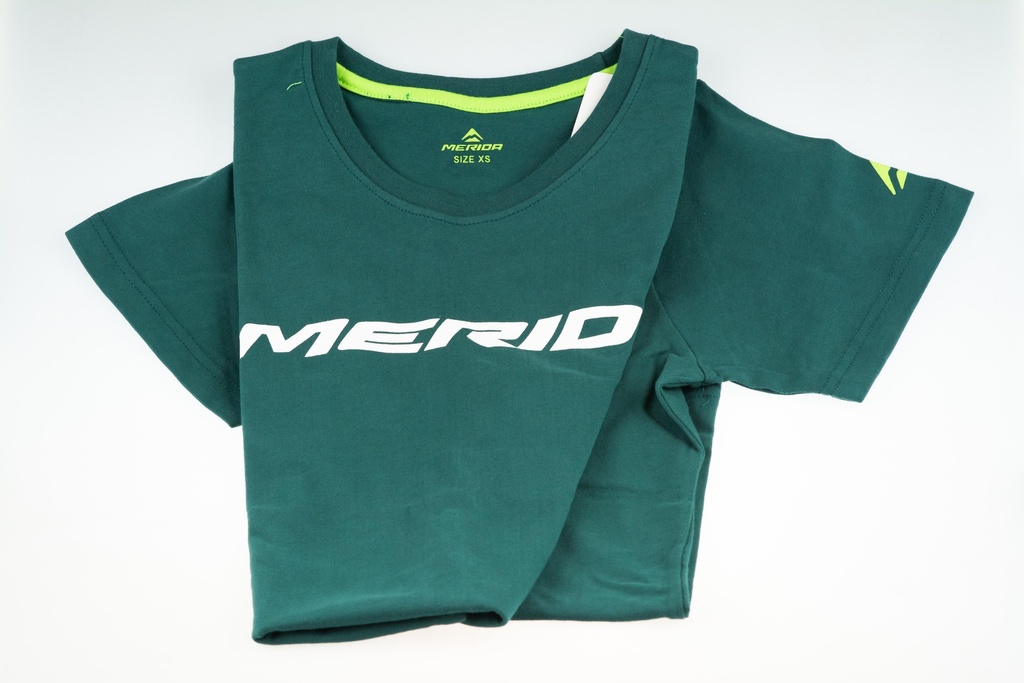 Polo MERIDA LOGO rövid L zöldeskék/fehér