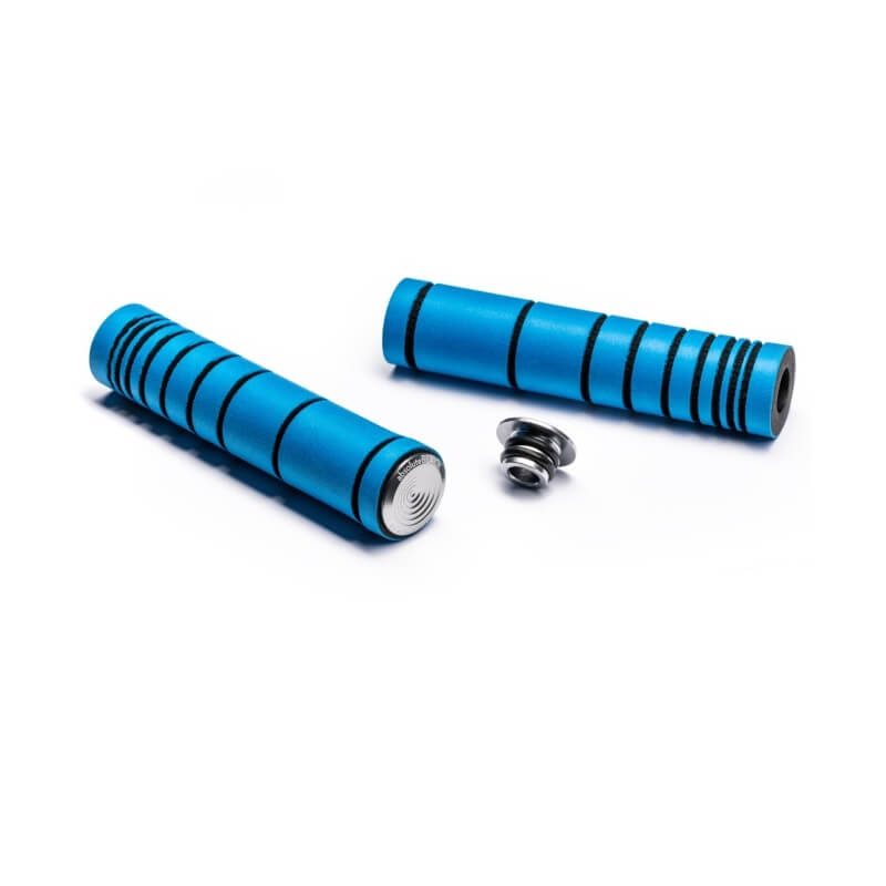 AB Grip MTB 2-komponensű markolat alumínium végdugóval kék