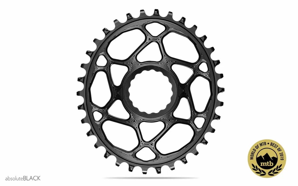 Lánckerék MTB OVAL RaceFace Cinch DM N/W fekete (6mm offset) 32T