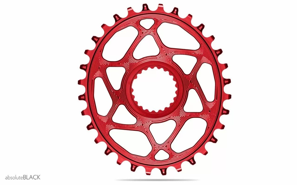 Lánckerék MTB OVAL XTR/XT M9100/M8100 directmount N/W piros 34T