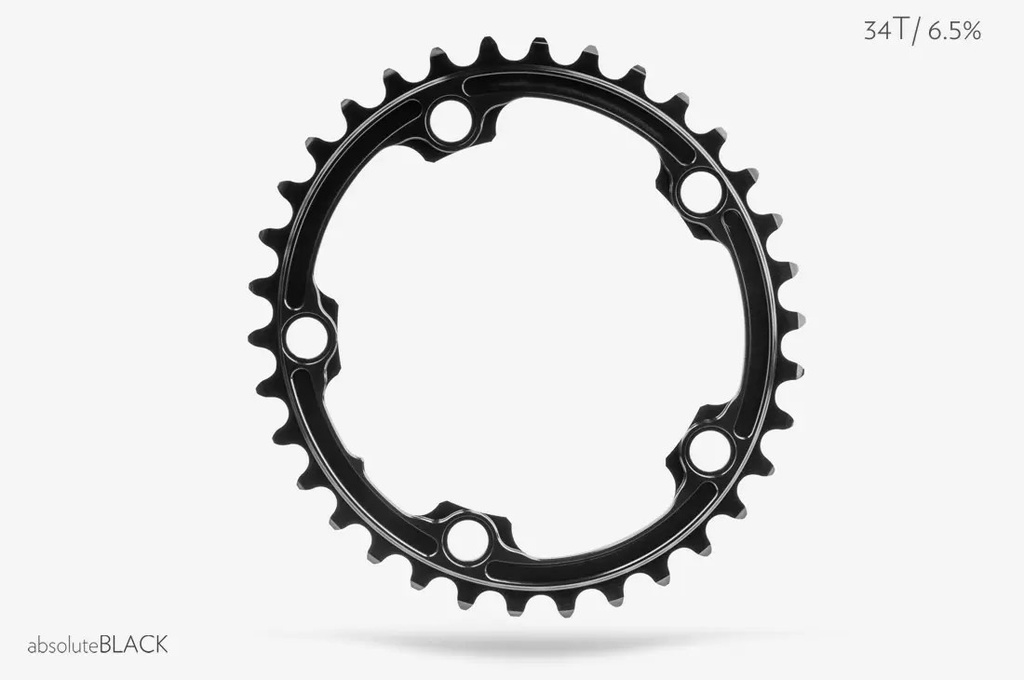 Lánckerék Országúti OVAL SRAM 110BCD 5 lyukas fekete 34T