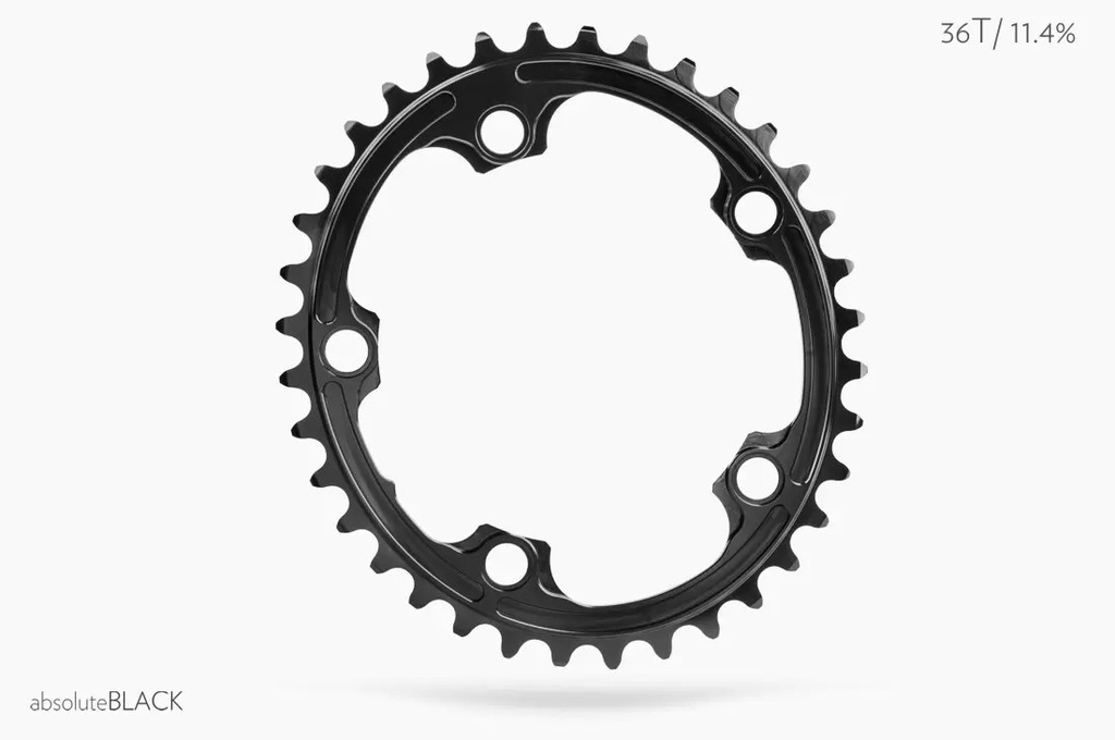 Lánckerék Országúti OVAL SRAM 110BCD 5 lyukas fekete 36T