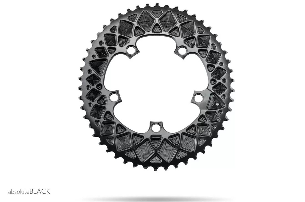 Lánckerék Országúti OVAL SRAM 110BCD 5 lyukas fekete 50T