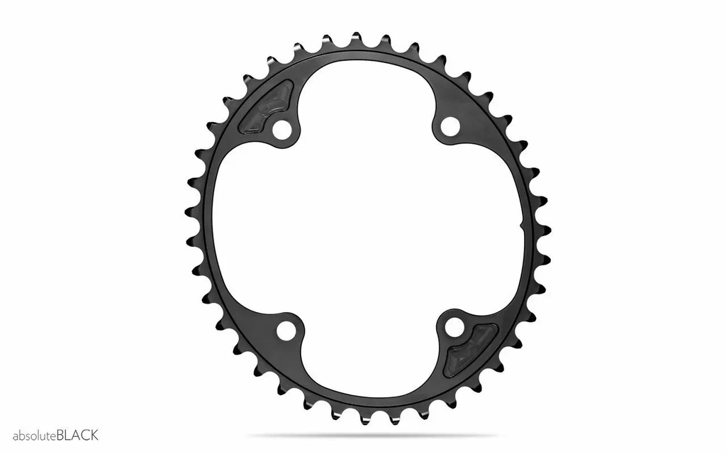 Lánckerék Országúti OVAL Campagnolo fekete 145/112BCD 4 lyukas 39T