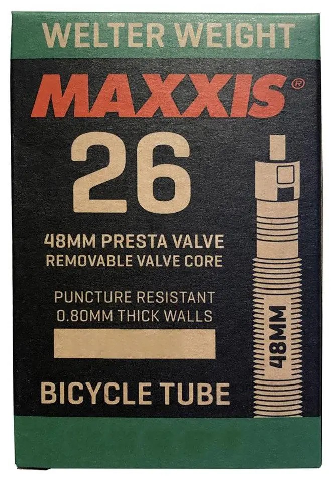 Belső Maxxis 26x1.5/2.5 WELTER WEIGHT Preszta szelepes 48mm 162g