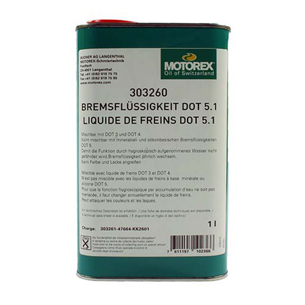 BRAKE FLUID DOT 5.1 fékfolyadék (180 celsius forráspont) 1 liter