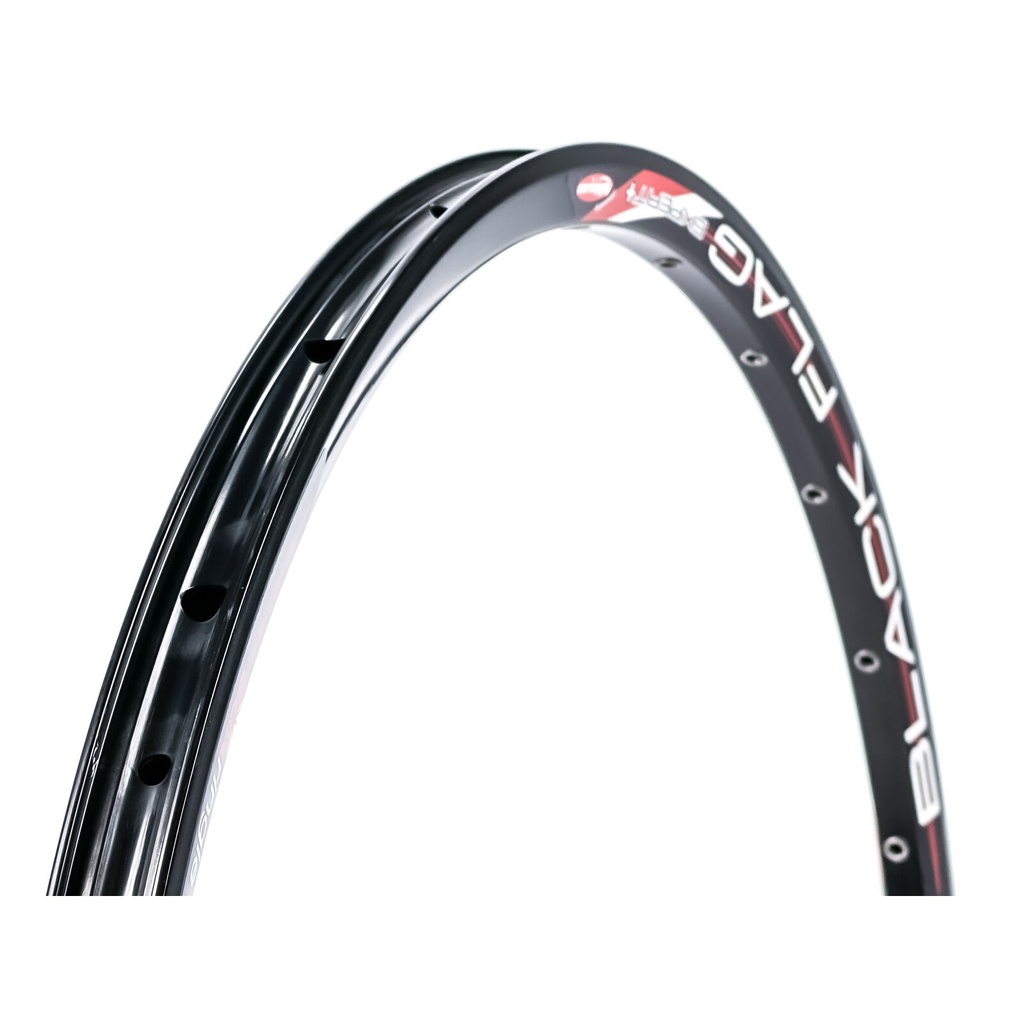 Abroncs SUNringlé Black Flag Pro 26" 24h lyukas fekete
