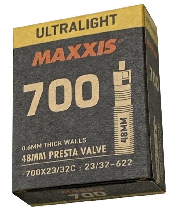 Belső Maxxis 700X23/32C ULTRALIGHT Preszta szelepes 48 mm 75g