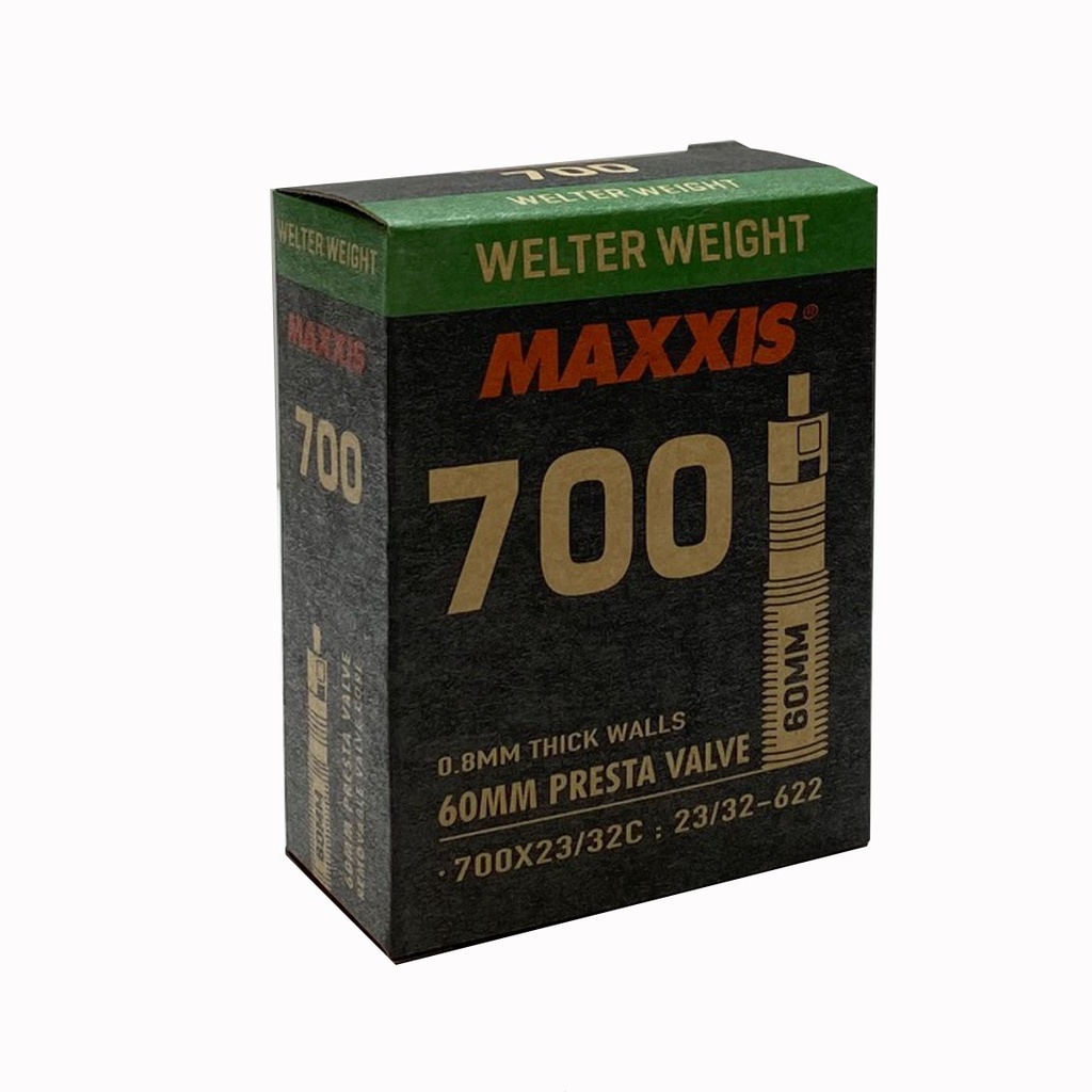 Belső Maxxis 700X23/32C WELTER WEIGHT Preszta szelepes 60 mm 96g