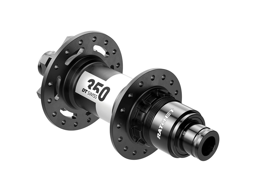 Agy DT Swiss 350 hátsó disc 6 csavaros 142/12mm 28h Sram XD fekete ÚJ