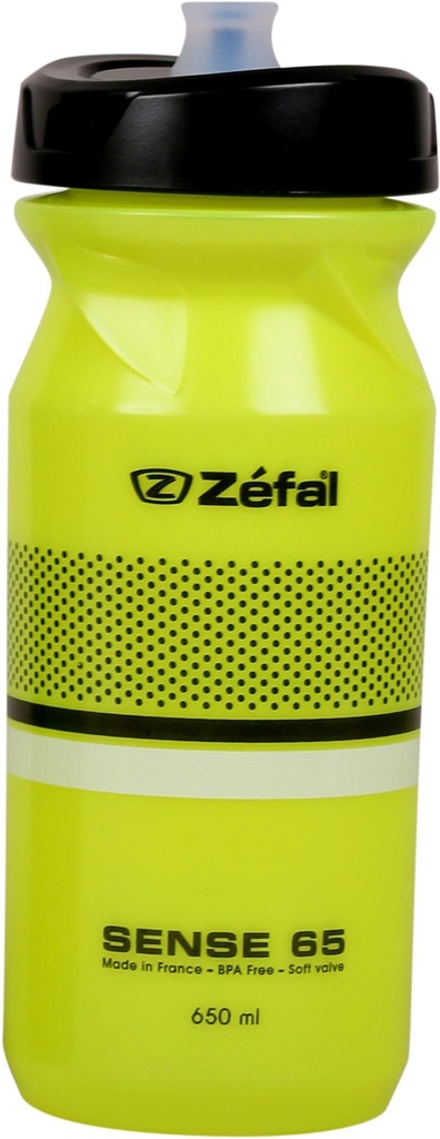 KULACS ZEFAL SENSE M65 - 650ML MENETES NEON SÁRGA (FEKETE/FEHÉR){6/4}