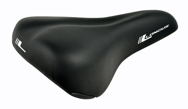 Longus Depres ATB nyereg 270×180mm fekete