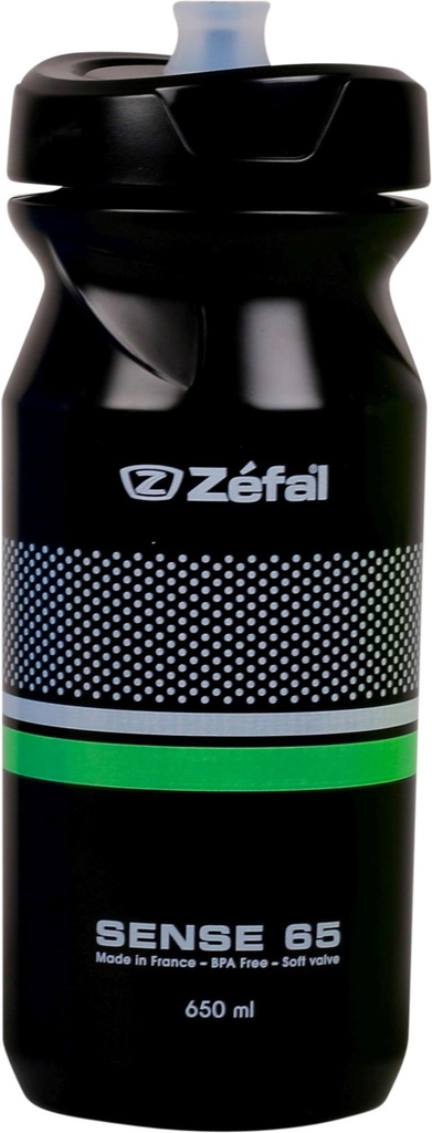 KULACS ZEFAL SENSE M65 - 650ML MENETES FEKETE (FEHÉR/ZÖLD){6/4}