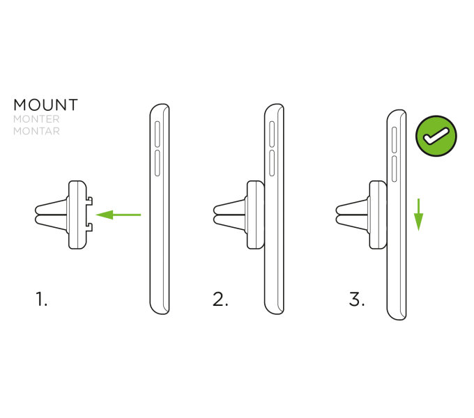 RÖGZÍTŐ SP CONNECT VENT MOUNT SNAP AUTÓ SZELLŐZŐBE 2020 {4}