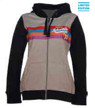 PULÓVER SCHWALBE SWEAT JACKET STRIPE DESIGN COLORED NŐI SZÜRKE/FEKETE XL {2/7}