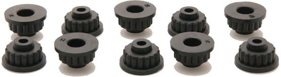 PRO CSEREALKATRÉSZ VALVE RUBBER TEAM PUMP (10 PCS) BLACK / 10 PCS IN A BAG