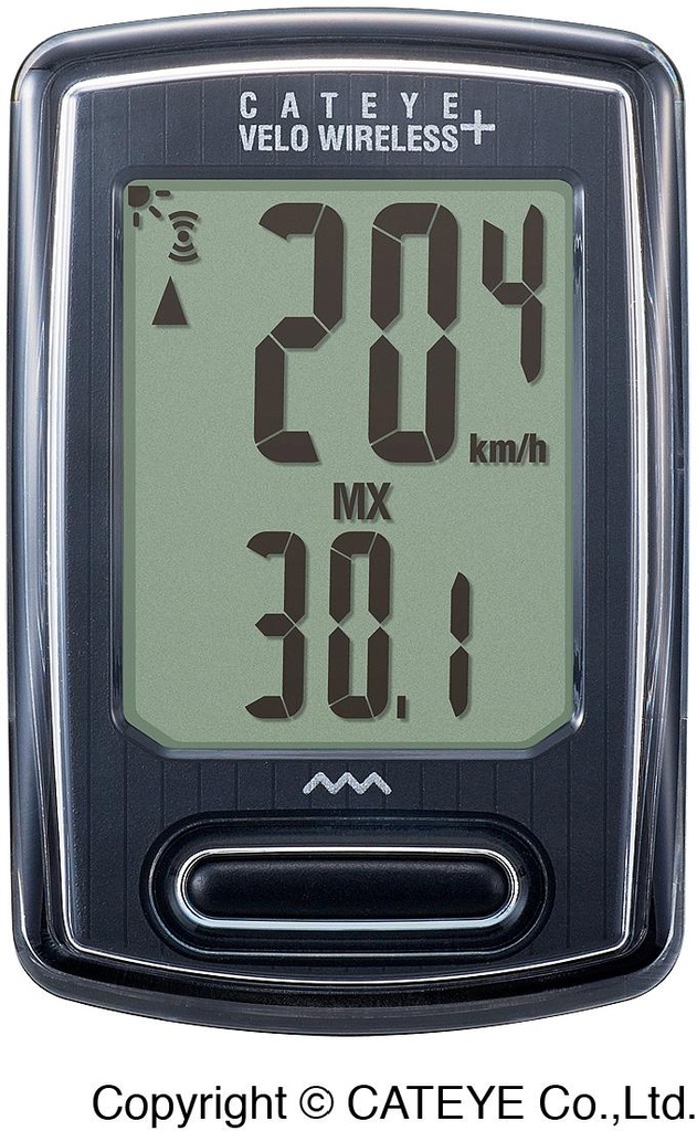CatEye Velo Wireless+ CC-VT235W 8 funkció háttérvilágítással wireless fekete
