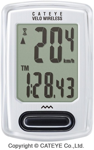 CatEye Velo Wireless CC-VT230W 8 funkció wireless fehér