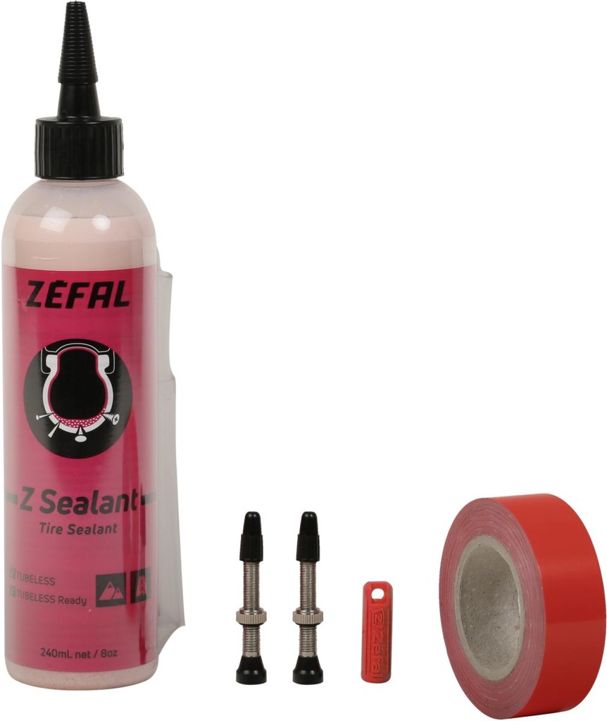 TUBELESS ÁTALAKÍTÓ SZETT ZEFAL 20MM FOLYADÉK+SZALAG+SZELEP{2/4}