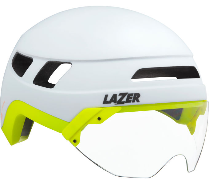 LAZER URBANIZE NTA MIPS FEHÉR/SÁRGA +LED