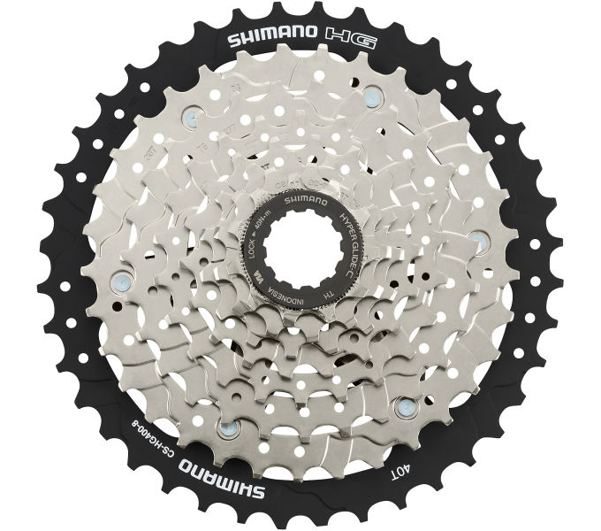 SHIMANO CASSETTE SPROCKET, CS-HG400-8, 8-SPEED, 11-13-15-18-22-27-33-40T, IND.PA