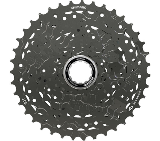 SHIMANO CASSETTE SPROCKET, CS-LG400-10, CUES, 10-SPEED, 11-13-15-17-20-23-26-30-