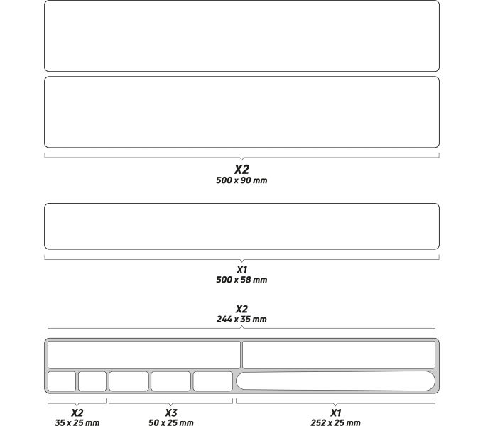 PROTEKTOR MATRICASZETT ZEFAL KOMPLETT BICAJRA XL FÉNYES ÁTLÁTSZÓ 11 DB-OS{2/4}