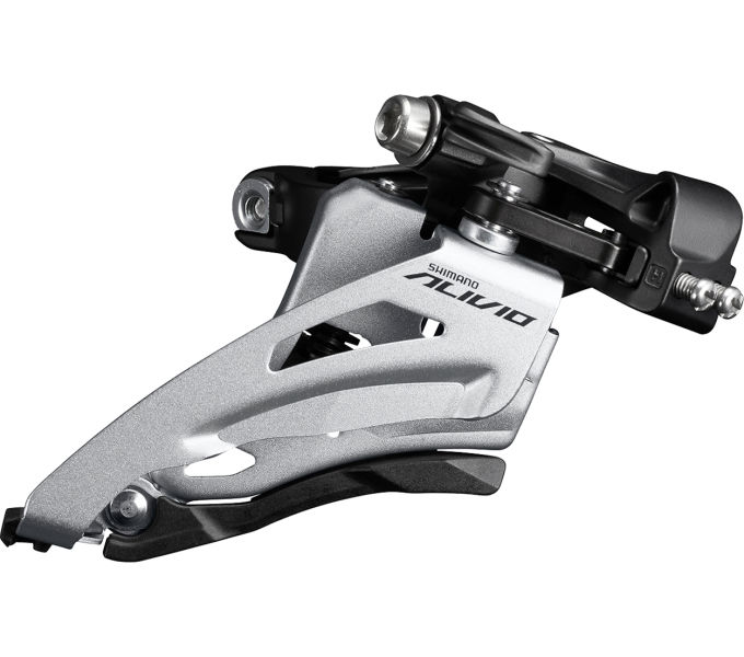 SHIMANO FRONT DERAILLEUR, FD-M3120-M, ALIVIO, FOR 2X9, MID CLAMP, SIDE SWING, 34