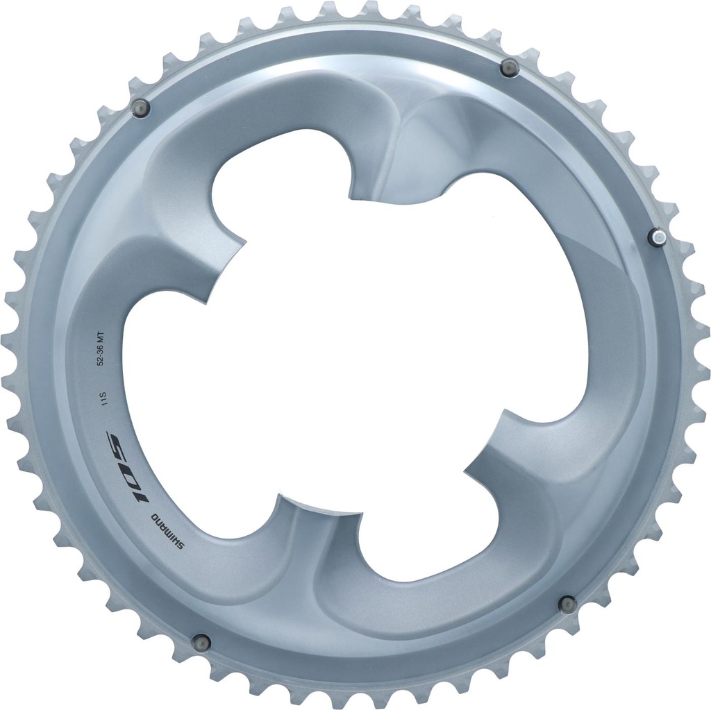 SHIMANO FC-R7000 CHAINRING 52T-MT (SILVER) FOR 52-36T