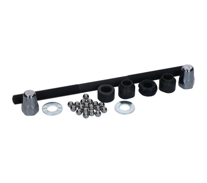 SHIMANO FH-TY500 COMPLETE HUB AXLE 185MM (7-9/32") FOR CAP NUT TYPE
